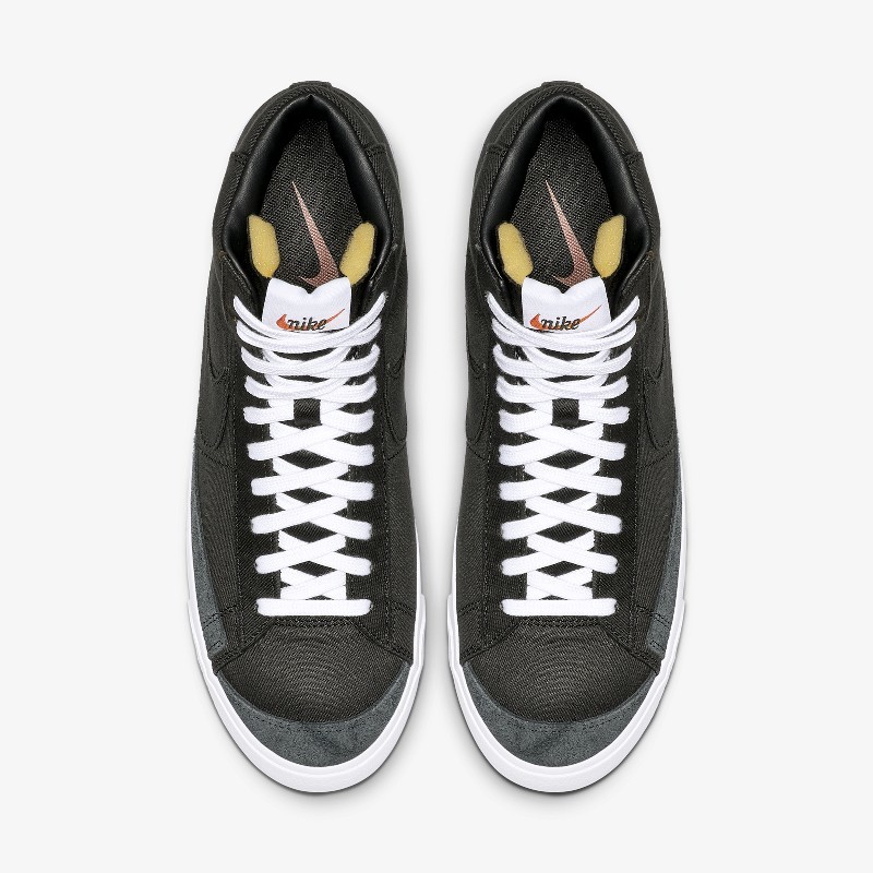 Nike Blazer Mid 77 Black Canvas CD8238 001 Grailify